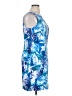 AB Studio Print Blue Cocktail Dress Size 16 - photo 4