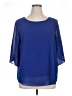 VIISHOW Blue 3/4 Sleeve Blouse Size XL - photo 1
