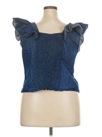 Ashley Stewart Short Sleeve Blouse (view 2)