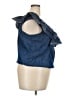 Ashley Stewart Blue Short Sleeve Blouse Size 18 Plus - photo 4