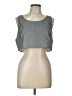 Blanc Gray Sleeveless Blouse Size L - photo 1