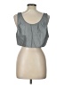 Blanc Gray Sleeveless Blouse Size L - photo 2