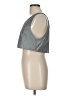 Blanc Gray Sleeveless Blouse Size L - photo 5