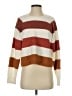 Pinque Stripes Brown Pullover Sweater Size S - photo 1