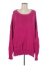 Miracle 100% Cotton Solid Pink Pullover Sweater Size Med - Lg - photo 1