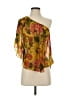 Mimi Chica 100% Polyester Yellow Short Sleeve Blouse Size XS - photo 1