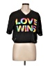 Well Worn 100% Polyester Black Short Sleeve T-Shirt Size L - photo 1