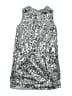 Zara Metallic Silver Dress Size 13 - 14 - photo 2