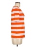 Cato Stripes Orange Short Sleeve T-Shirt Size M - photo 4