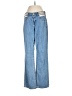 Ashley Mason 100% Cotton Stripes Blue Jeans Size 3 - photo 1