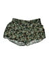 Mine 100% Rayon Floral Green Shorts Size L - photo 1