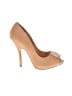 Badgley Mischka Tan Heels Size 9 - photo 1