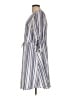 Torrid 100% Rayon Stripes Blue Casual Dress Size Lg Plus (0) - photo 5