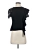 Slate & Willow Black Short Sleeve Top Size 4 - photo 1
