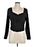 Express Black Long Sleeve Blouse Size XL - photo 1
