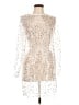 Emelia Stars Ivory Cocktail Dress Size L - photo 1