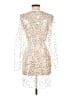 Emelia Stars Ivory Cocktail Dress Size L - photo 2