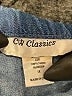 CW Classics 100% Cotton Blue Denim Skirt Size 1X - photo 4