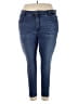 Melissa McCarthy Seven7 Solid Blue Jeans Size 22 - photo 1