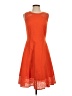 Classiques Entier 100% Polyester Orange Cocktail Dress Size 2 - photo 1