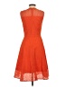 Classiques Entier 100% Polyester Orange Cocktail Dress Size 2 - photo 2