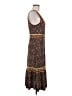 BCBGMAXAZRIA Print Brown Casual Dress Size M - photo 4