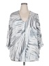 Rose + Olive Silver Kimono Size 2X - photo 1