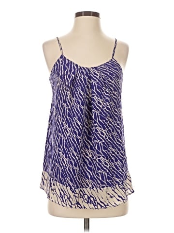 Waverly Grey Sleeveless Silk Top (view 1)