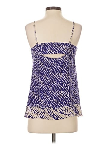 Waverly Grey Sleeveless Silk Top (view 2)