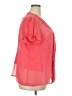 East5th 100% Polyester Pink Short Sleeve Blouse Size 3X - photo 4