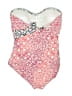 Tommy Bahama Paisley Red One Piece Swimsuit Size 6 - photo 2