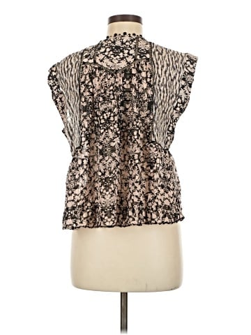 Rebecca Taylor Sleeveless Silk Top (view 2)