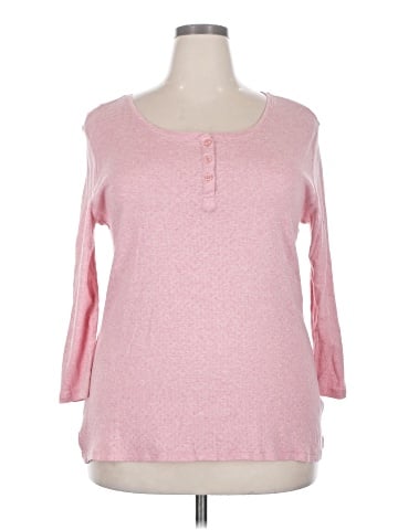 Basic Editions 3/4 Sleeve Top (view 1)
