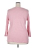 Basic Editions Pink 3/4 Sleeve Top Size XXL - photo 2