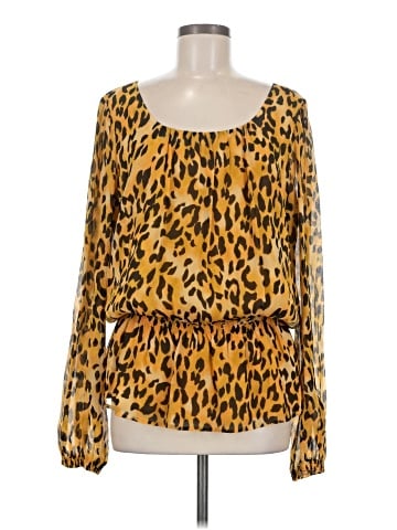 St. John Long Sleeve Silk Top (view 1)
