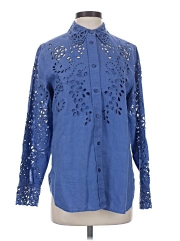 J.Crew Collection Long Sleeve Blouse (view 1)