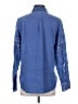 J.Crew Collection 100% Linen Blue Long Sleeve Blouse Size 4 - photo 2
