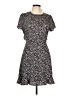 Leith Animal Print Blue Casual Dress Size L - photo 1