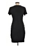 Express Solid Black Casual Dress Size M - photo 2