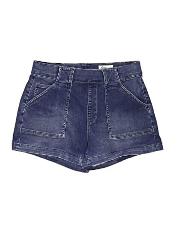 Cosmic Blue Love Denim Shorts (view 1)