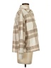 American Eagle Outfitters Plaid Ivory Coat Size XXS - photo 4