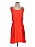 Soprano 100% Polyester Solid Orange Casual Dress Size S - photo 1