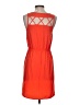 Soprano 100% Polyester Solid Orange Casual Dress Size S - photo 2