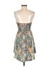 Unbranded 100% Polyester Paisley Tan Cocktail Dress Size M - photo 2