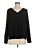 41Hawthorn 100% Polyester Black Long Sleeve Blouse Size M - photo 1
