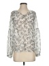 Vince Camuto 100% Polyester Silver Long Sleeve Blouse Size S (petite) - photo 1