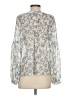 Vince Camuto 100% Polyester Silver Long Sleeve Blouse Size S (petite) - photo 2