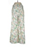 Fab'rik 100% Polyester Floral Ivory Casual Pants Size L - photo 2