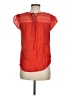 E&M Collection Red Short Sleeve Blouse Size M - photo 2