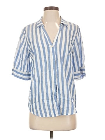 J.Crew 3/4 Sleeve Button-Down Shirt (view 1)
